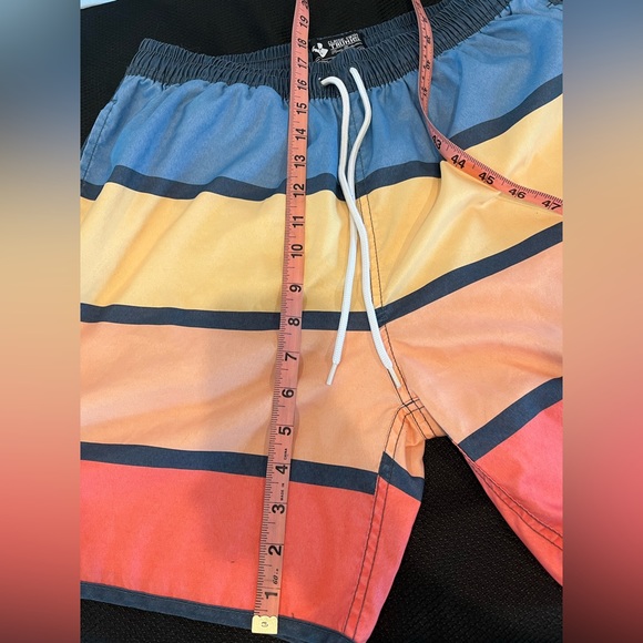 Rowdy Gentlemen Mens Size L Swim Trunks - Picture 3 of 8